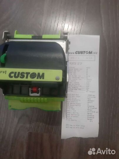 Принтер custom vkp 80 ll