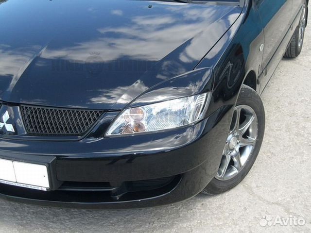 Реснички на фары Лансер 9 (Широкие)