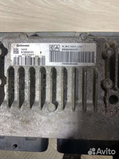 Блок управления АКПП Peugeot 308 1 TA2005, S126029