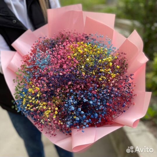 Букет из гипсофил. Подарок девушке