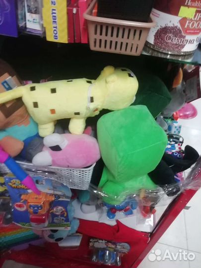 Мягкие игрушка майнкрафт