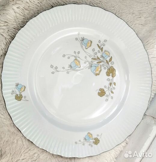 Блюдо Ильменау JLMenau фарфор винтаж ГДР