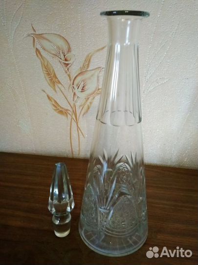 Графин/штоф хрустальный