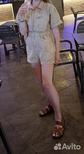 Джинсовый Комбинезон женский s