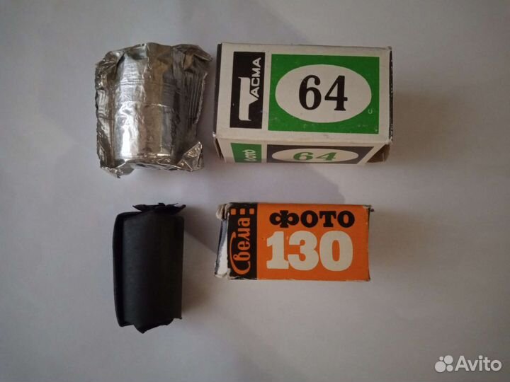 Фотопленки новые и кассеты