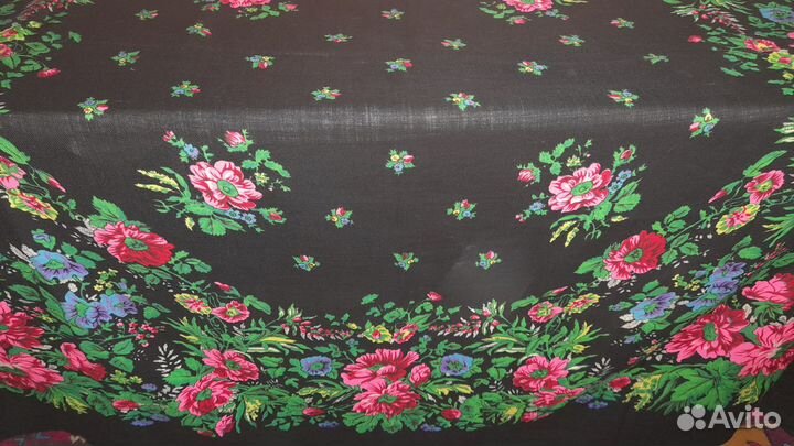 Шали-платки павловопосадские шерстяные СССР