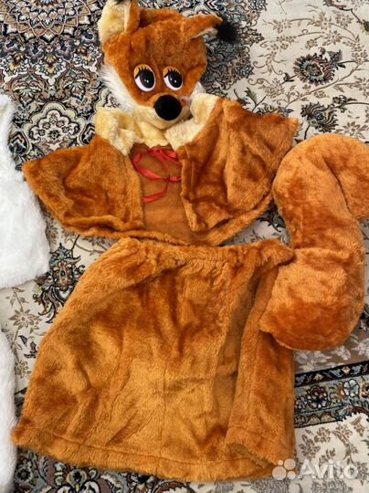 Костюм белочки для девочка. Костюм белого медведя