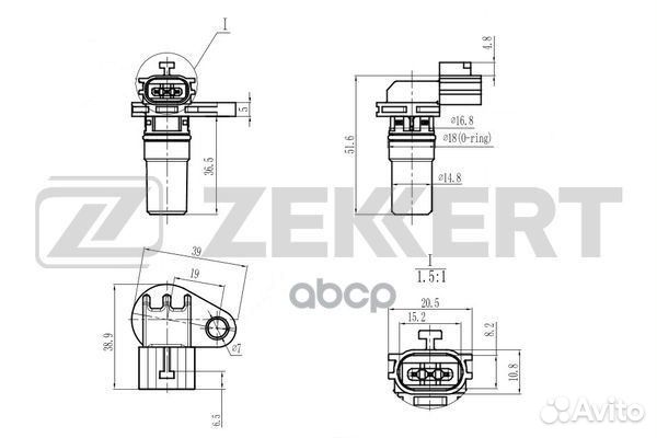 Датчик скорости Mitsubishi Lancer viii 08- Out
