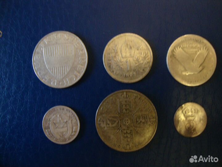 Иностранные серебряные монеты