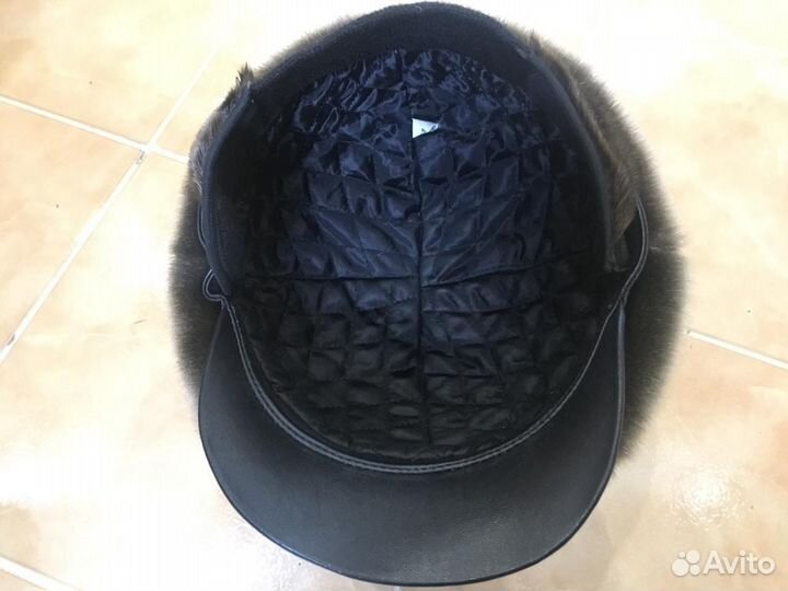Меховая мужская кепка