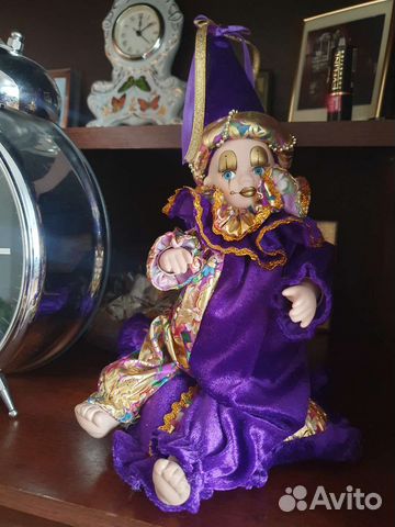 Фигурка,статуэтка фарфоровый Клоун,новый,90х годов