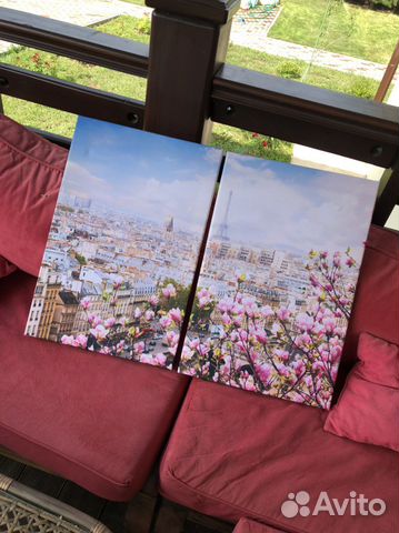 Модульная картина «Магнолии в Париже»