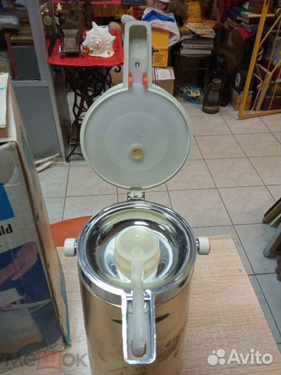 Термос с помпой СССР 85г