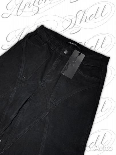 No Faith Studios Black Dune Denim Джинсы