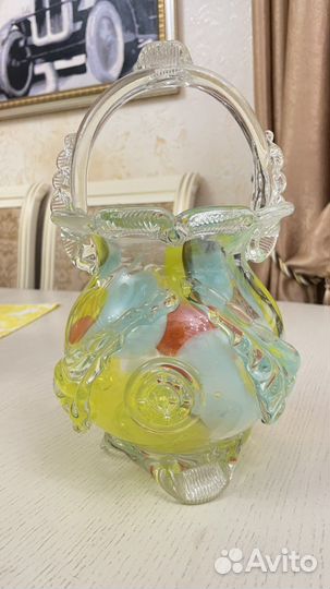 Конфетница муранское стекло