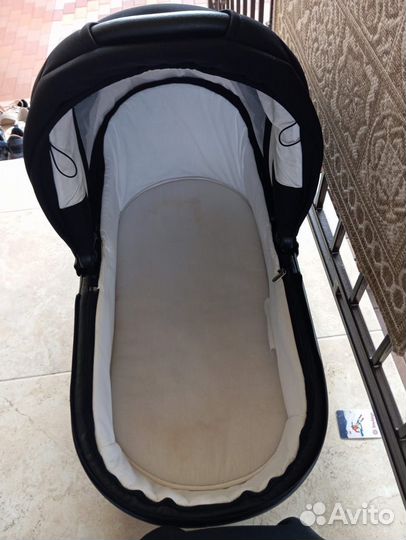 Коляска anex sport 3 в 1 черная