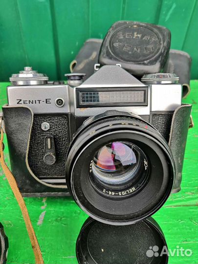 Фотоаппарат Зенит-Е helios-44-2+вспышка луч-м1, з