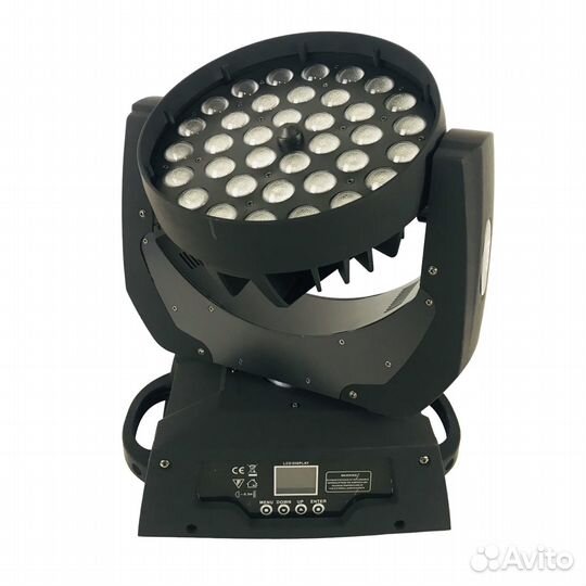Вращающаяся голова Led Wash 36*18вт zoom circle