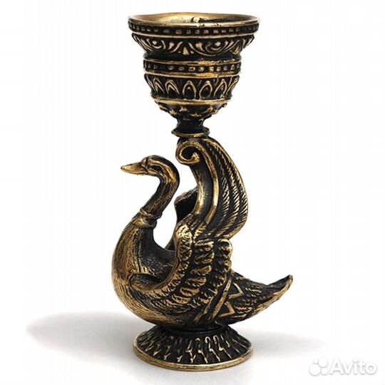 Подсвечник бронзовый Канделябр в винтажном стиле