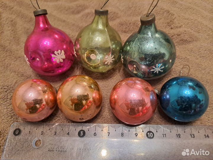 Набор елочных игрушек СССР. Цена за набор