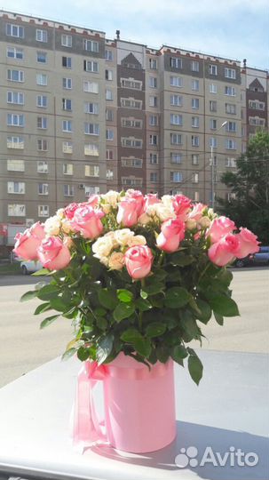 Цветы в коробке