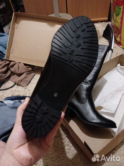 Сапоги женские зимние натуральная кожа