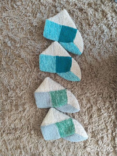 Носки/Тапочки/Следки вязаные ручной работы