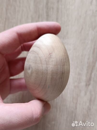 Яйцо деревянное заготовка