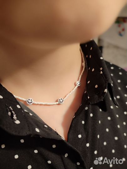 Чокер из бисера