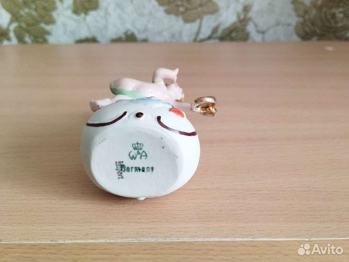 Ангелочек вазочка гдр