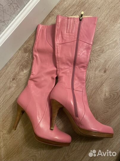 Сапоги женские новые кожа