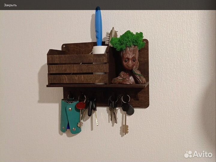 Кашпо Грут с мхом