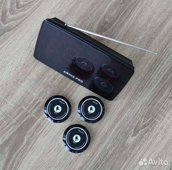 Кнопка вызова персонала беспроводная и табло