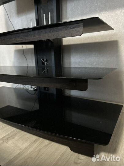 Стеклянная тумба под тв телевизор