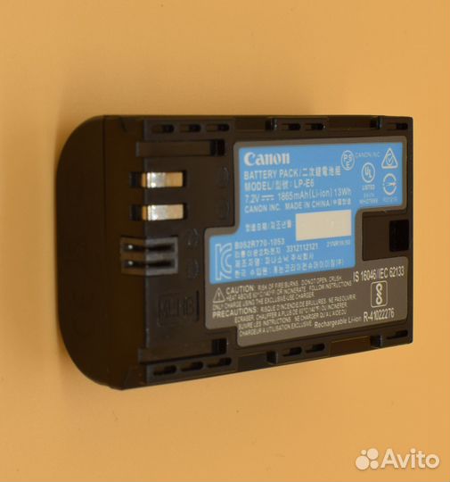 Аккумулятор Canon LP-E6(LC-E6) для EOS 5D