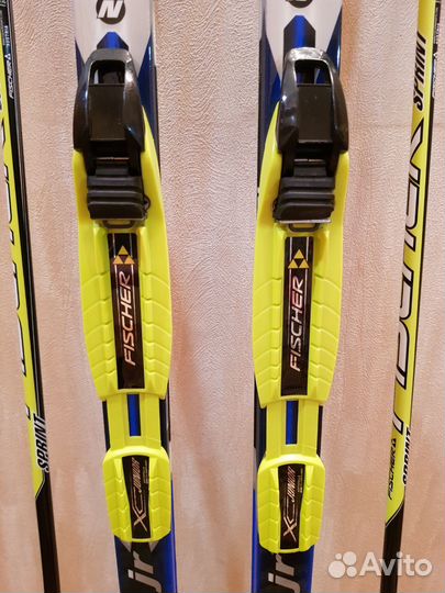 Беговые лыжи классические бу для ребенка