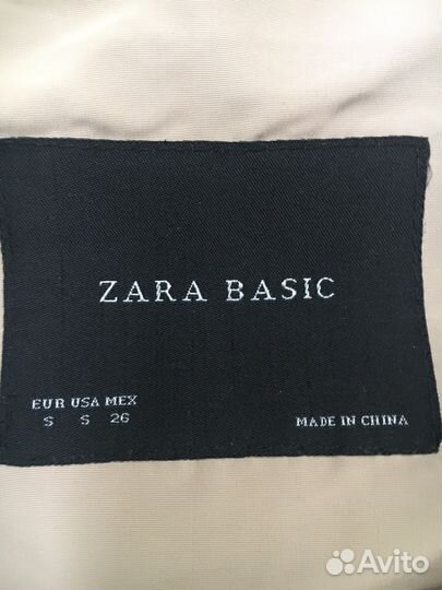 Куртка пуховик Zara размер S зара