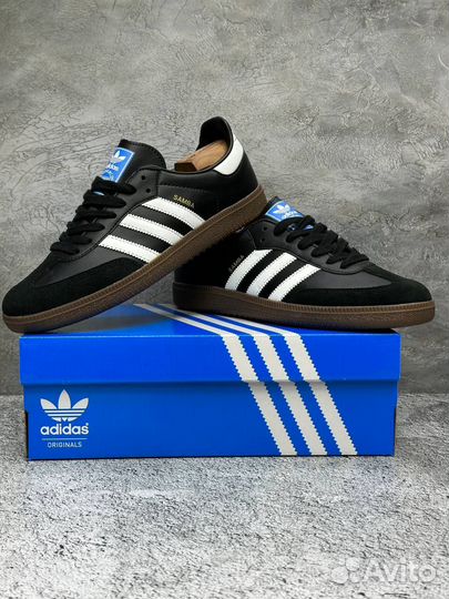 Кроссовки Adidas Samba Black унисекс