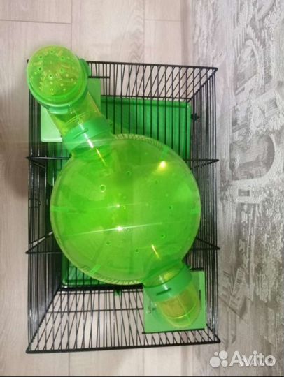 Клетка для грызунов rocki + лабиринты + домик