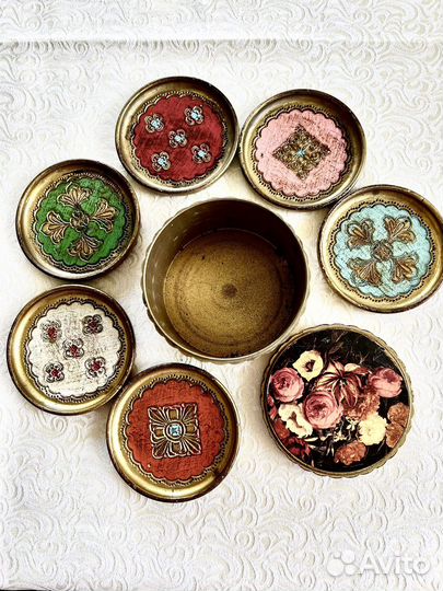 Подставки для бокалов/стаканов.Раритет.Флоренция