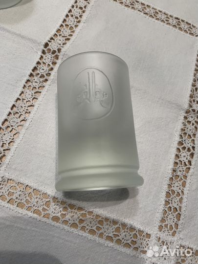 К 23 февраля Стаканы набор 2 шт матовое стекло