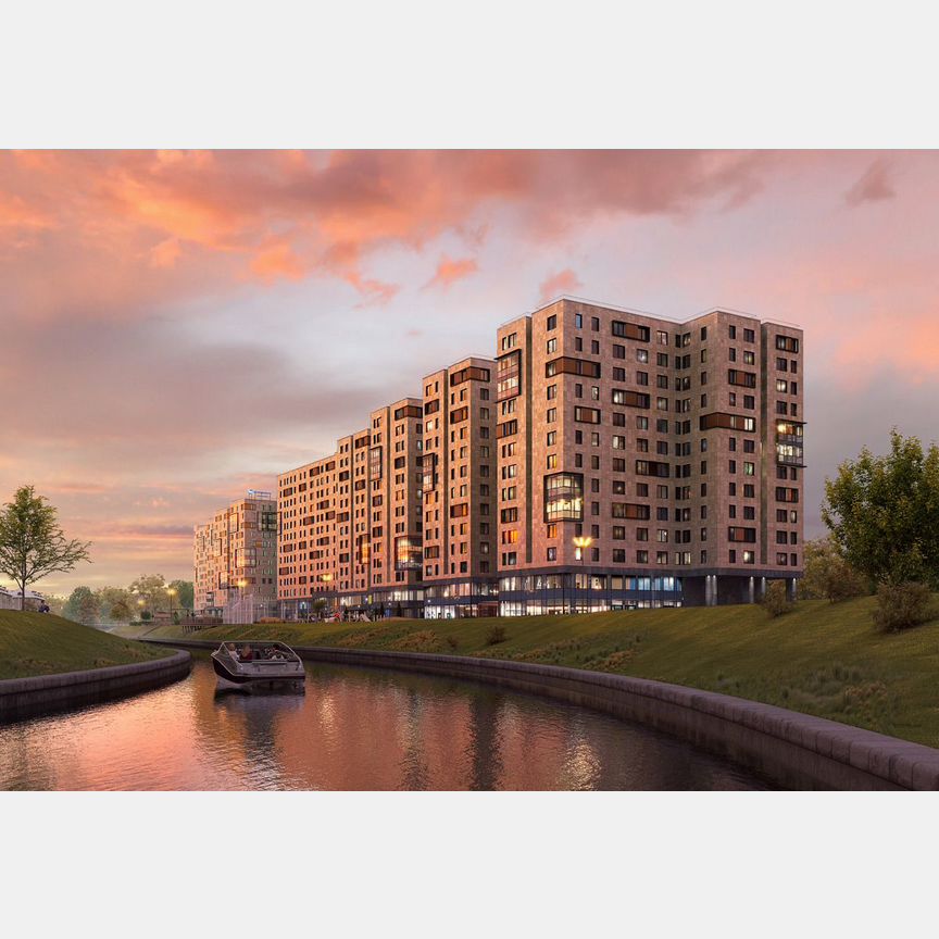 1-к. апартаменты, 38,6 м², 6/13 эт.