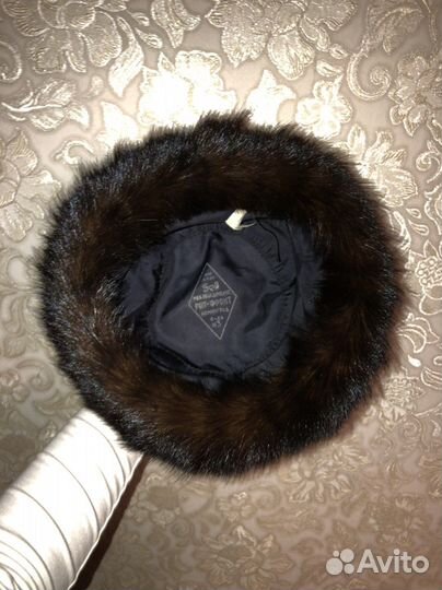 Женская шапка норковая СССР