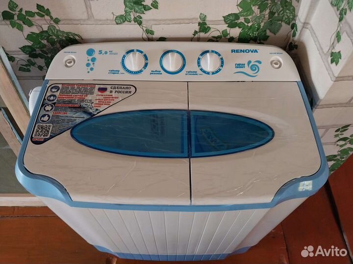 Стиральная машина renova полуавтомат,новая