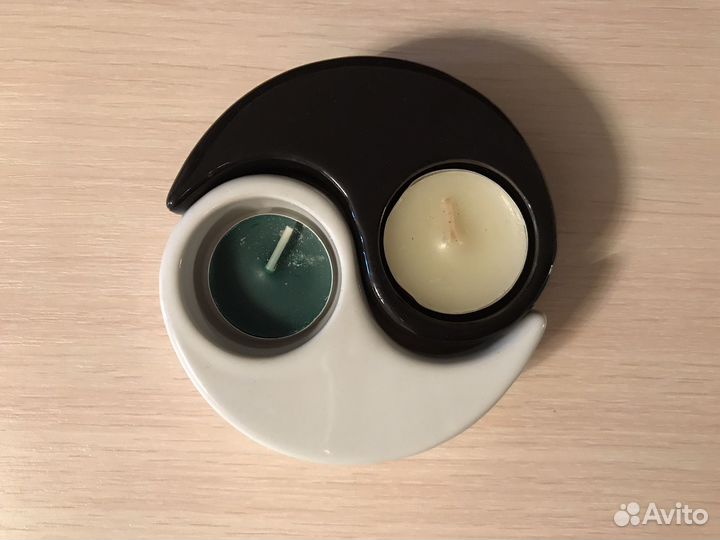 Подсвечник «Инь - Янь« под чайную свечу