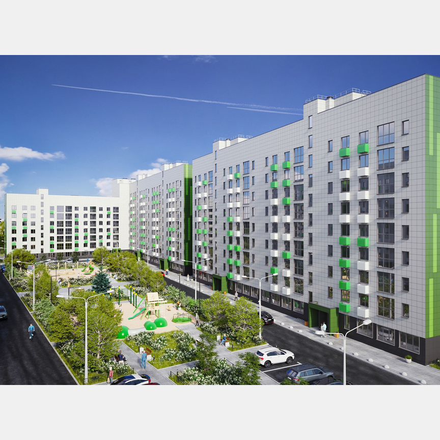 1-к. квартира, 41,6 м², 8/9 эт.