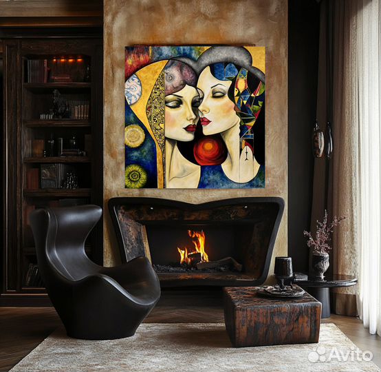 Картина маслом «Гармония противоречий»