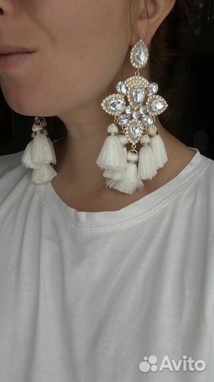 Серьги длинные