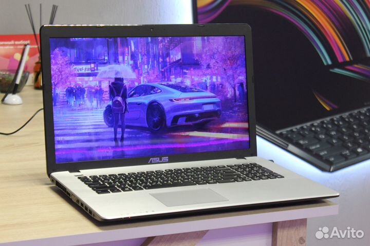 Ноутбук asus с большим экраном и новым акб