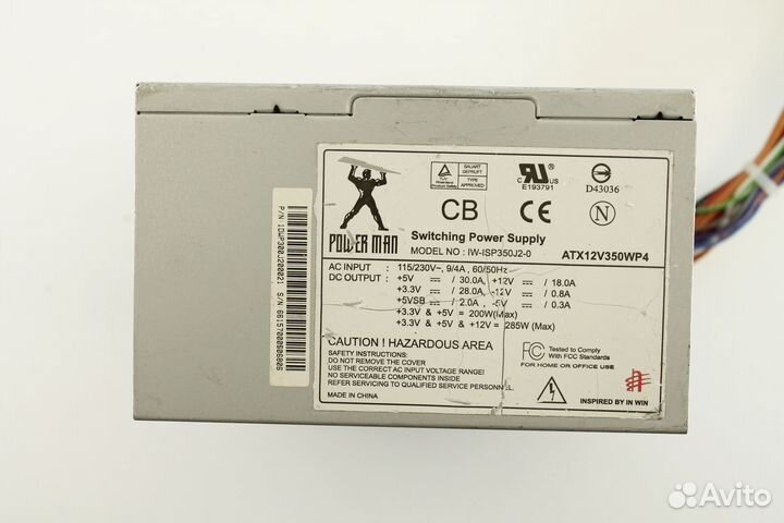 Блок питания 350W Power Man
